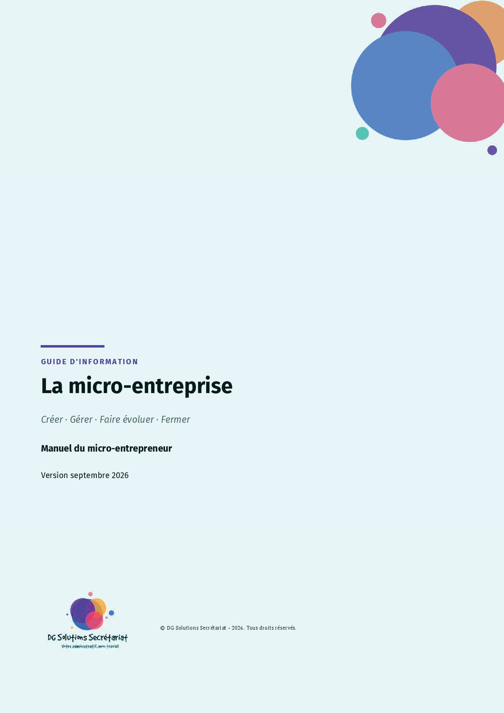 Guide d'information sur la Micro-entreprise