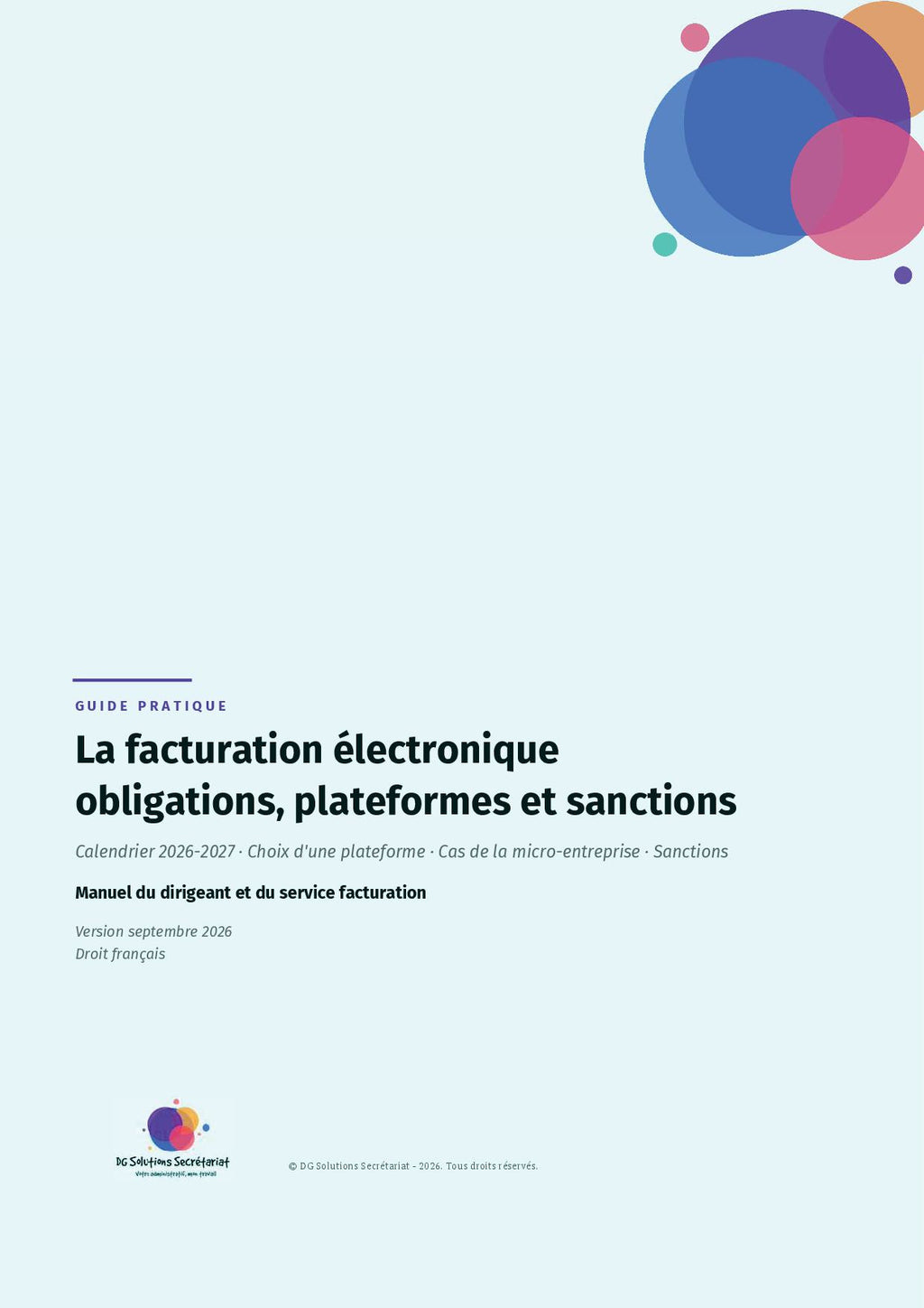 Guide pratique "La facturation électronique"