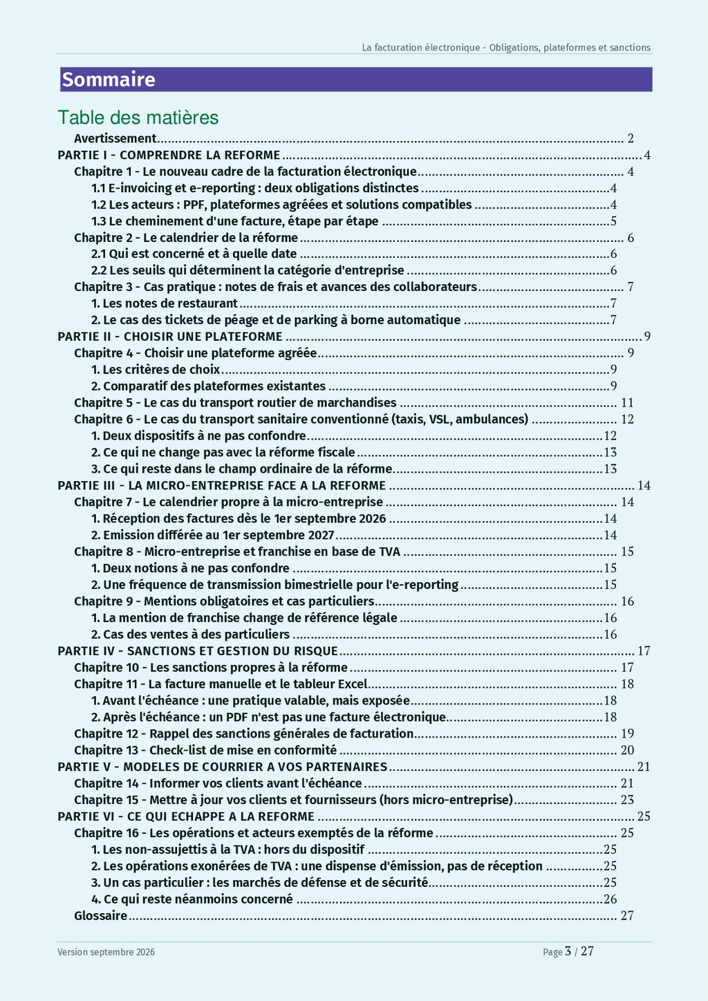 Guide pratique "La facturation électronique"