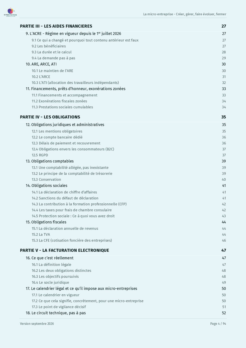 Guide d'information sur la Micro-entreprise