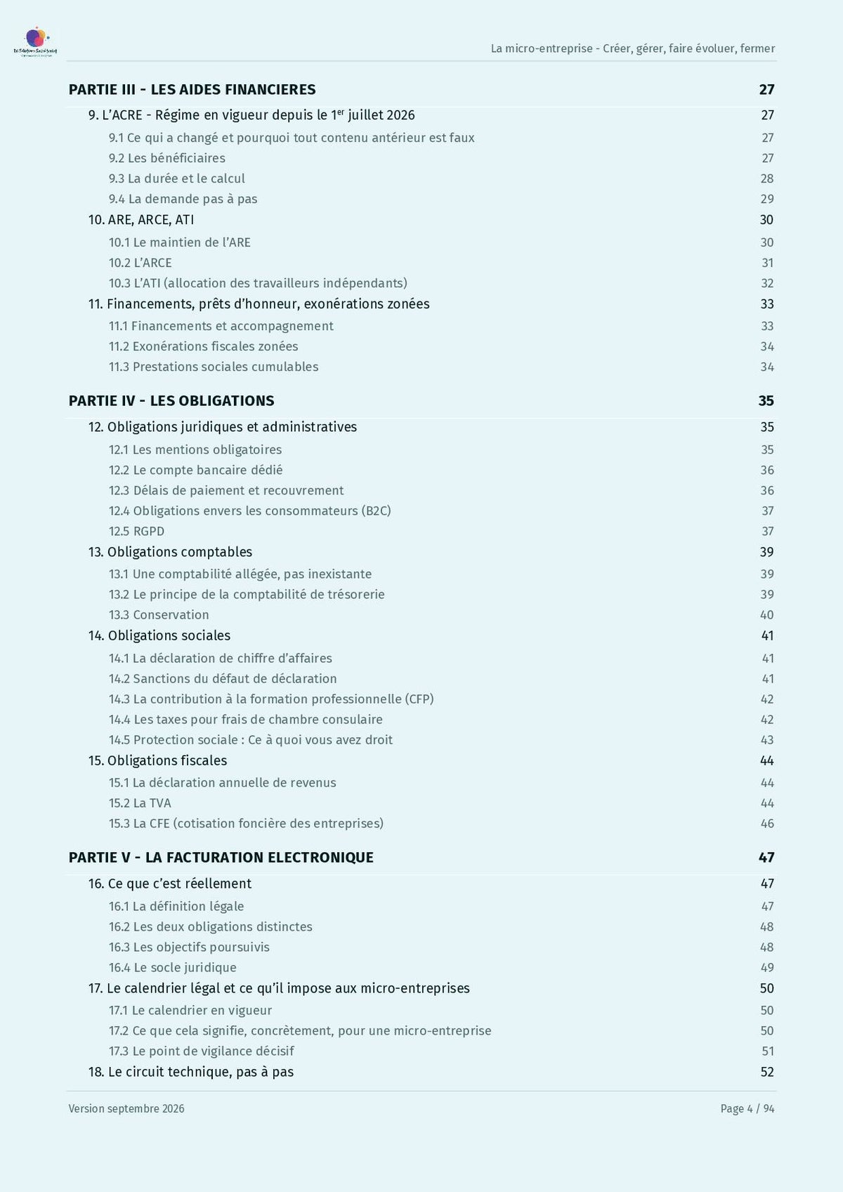 Guide d'information sur la Micro-entreprise