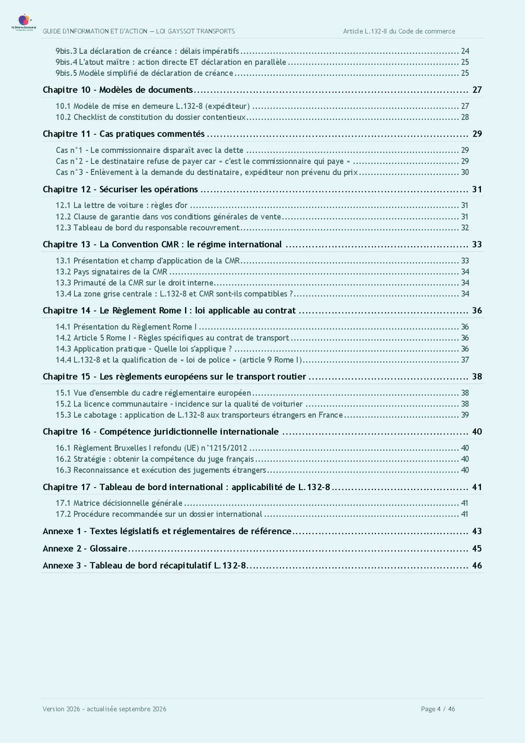 Guide d'information sur l'Action Directe en Paiement (Loi Gayssot Transports)