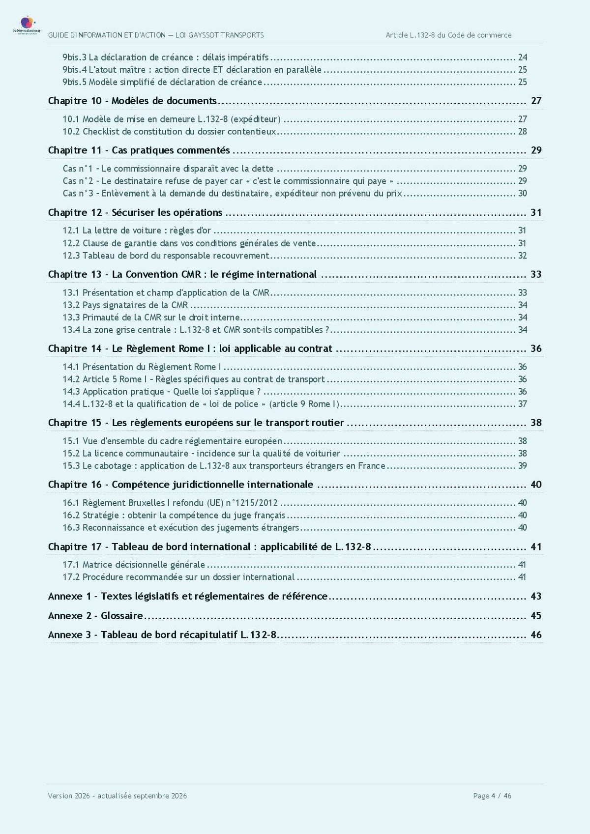 Guide d'information sur l'Action Directe en Paiement (Loi Gayssot Transports)