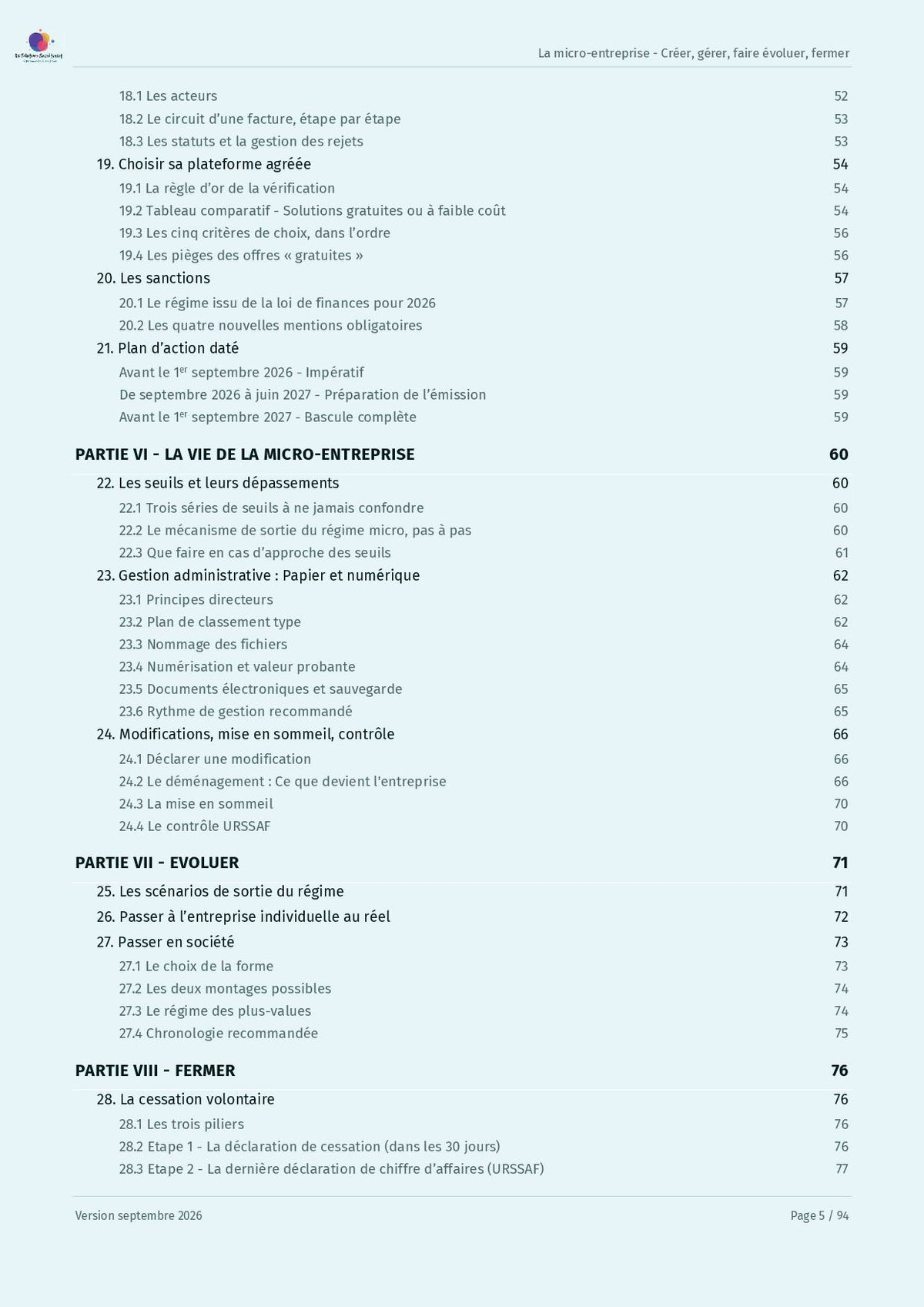 Guide d'information sur la Micro-entreprise