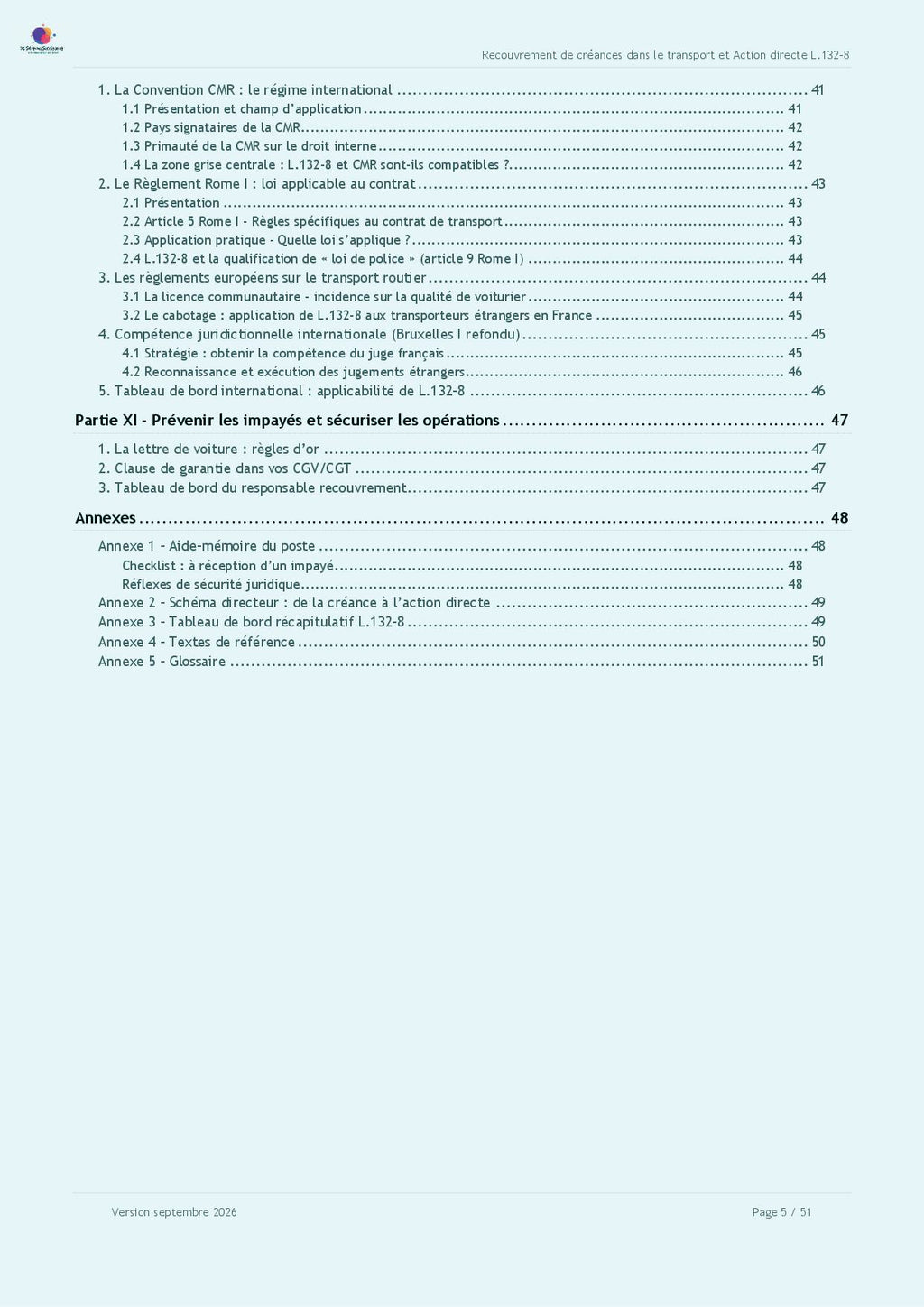 Guide pratique "Le recouvrement de créances et la Loi Gayssot dans le transport routier de marchandises"