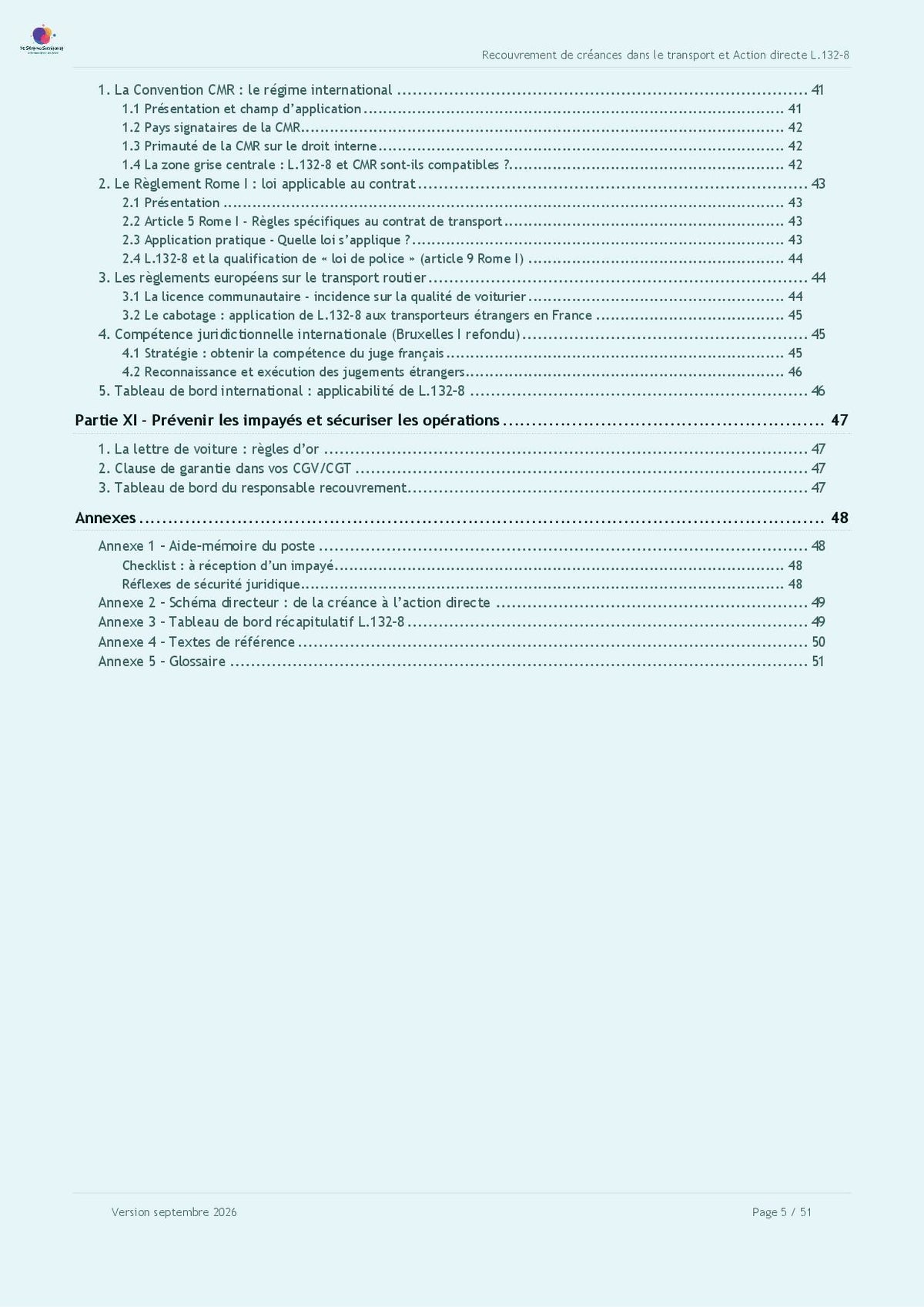 Guide pratique "Le recouvrement de créances et la Loi Gayssot dans le transport routier de marchandises"